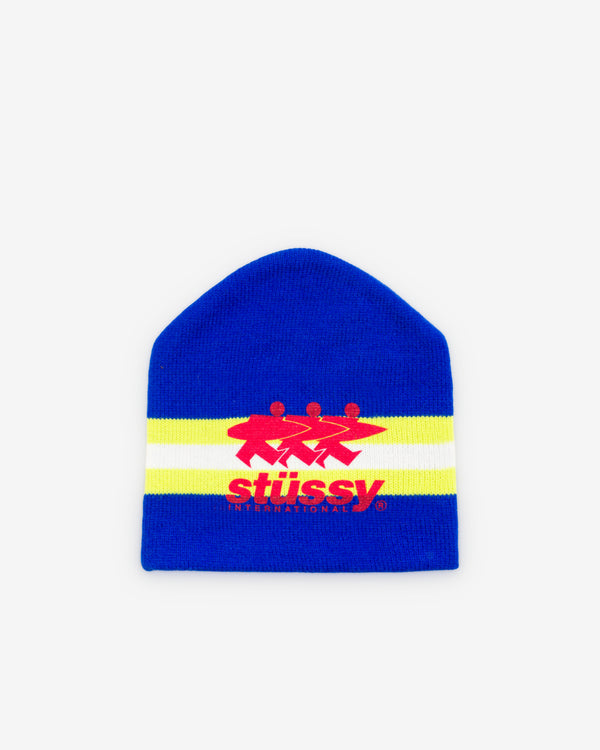 Stüssy - Men's Stripe Ski Beanie - (Blue)