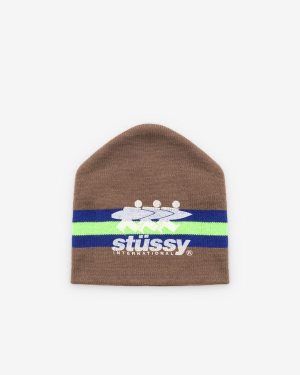 Stüssy - Men's Stripe Ski Beanie - (Tan)