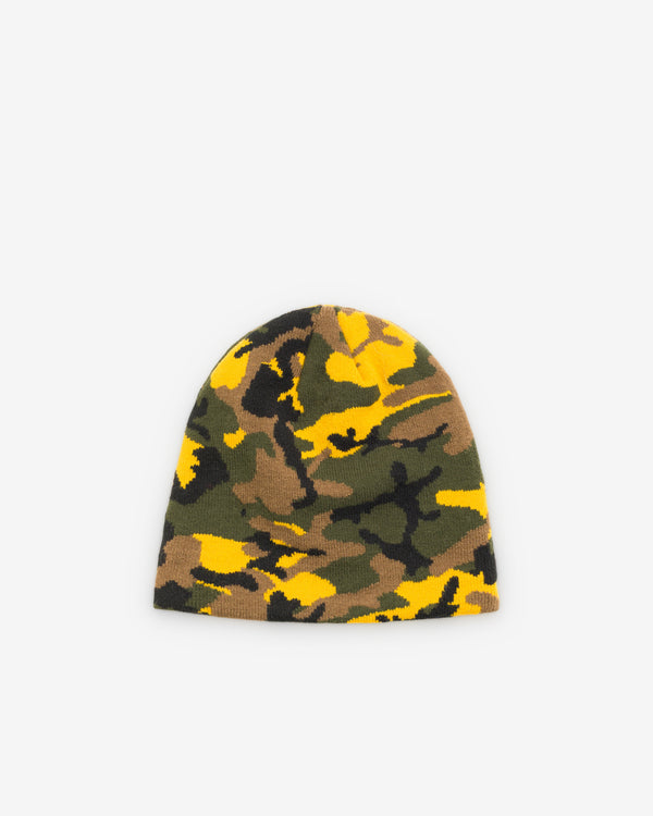 Stüssy - Men's Basic Jacquard Skullcap - (Yellow Camo)
