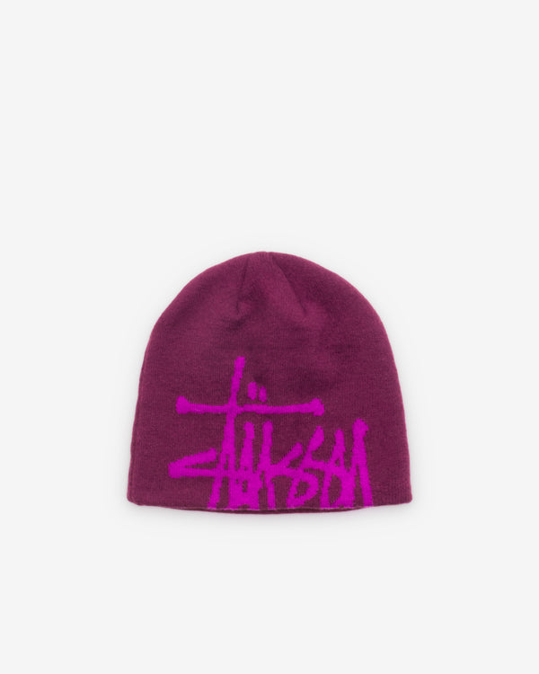 Stüssy - Men's Brushed Out Basic Skullcap - (Plum)
