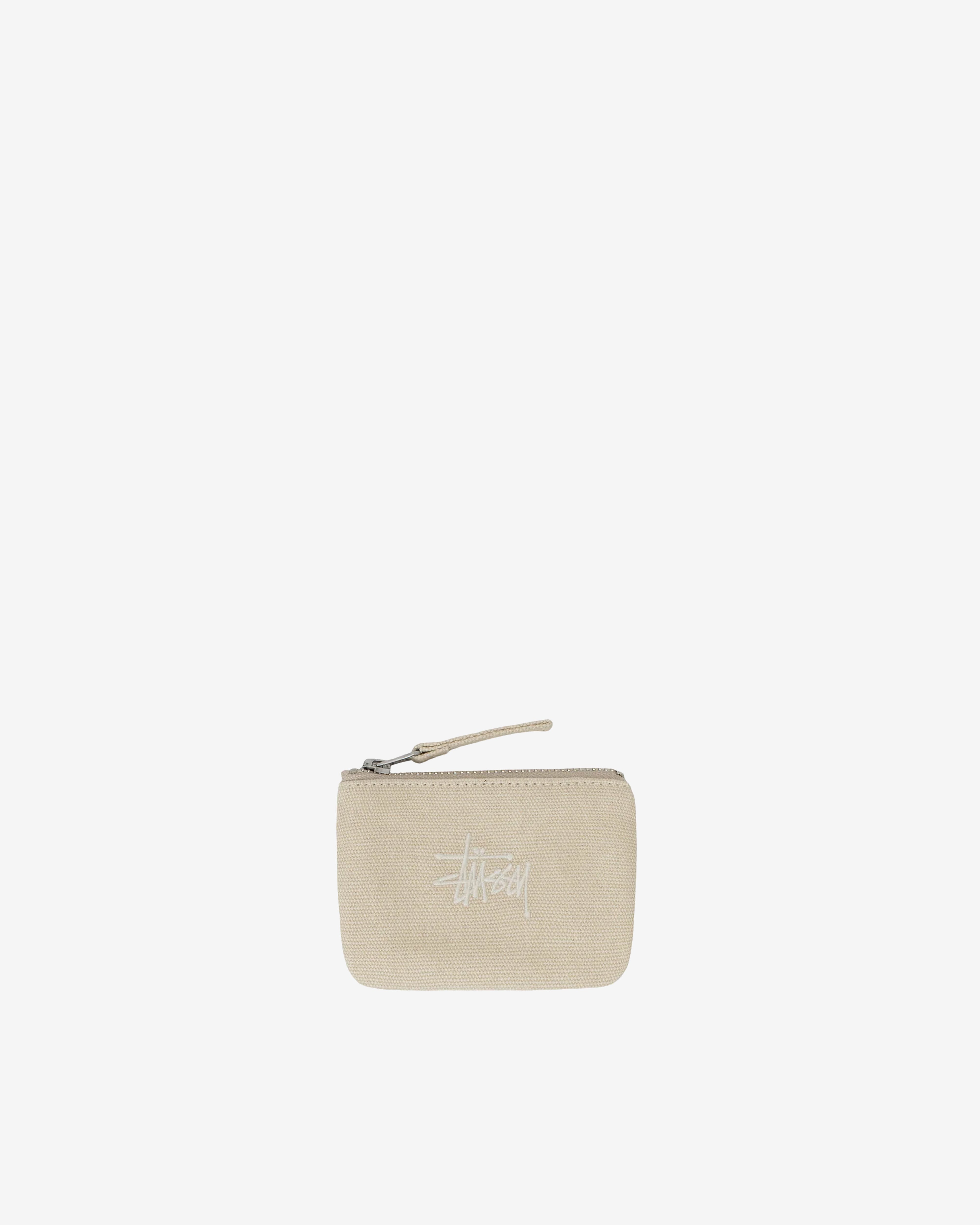 Stüssy - Men's Canvas Coin Pouch - (Natural) | Dover Street Market