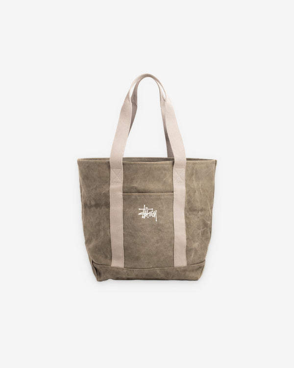Stüssy - Waxed Canvas Market Tote - (Stone)