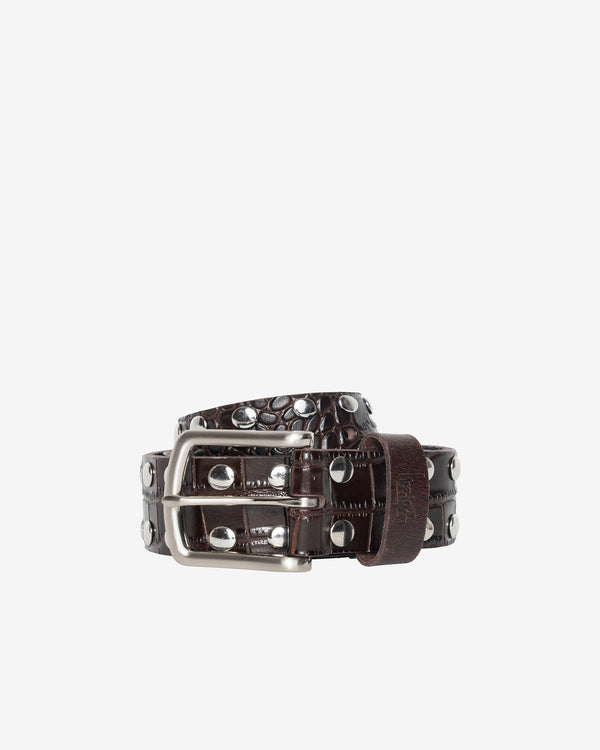 Stüssy - 8 Ball Studded Belt - (Brown)