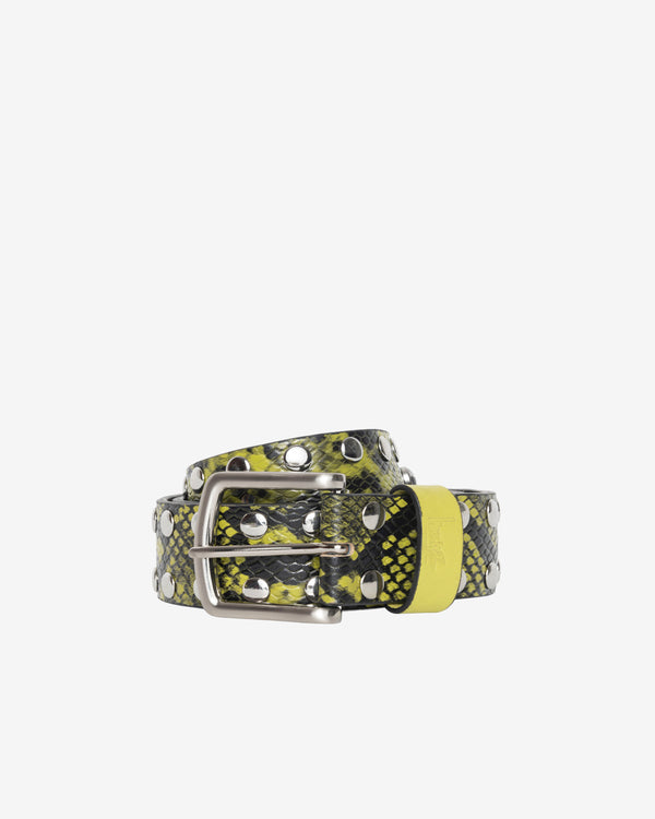 Stüssy - 8 Ball Studded Belt - (Green Snake)