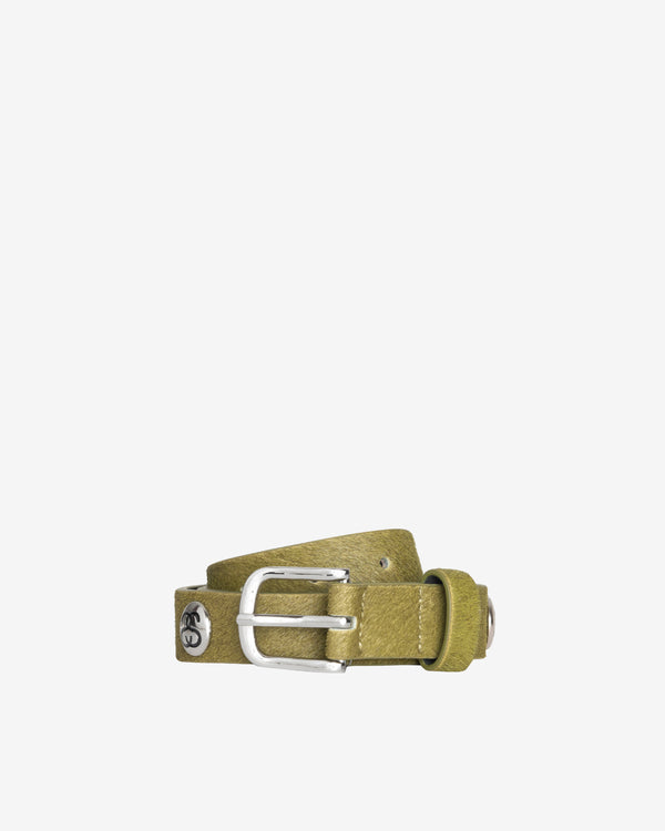 Stüssy - SS-Link Studded Belt - (Hairy Moss)