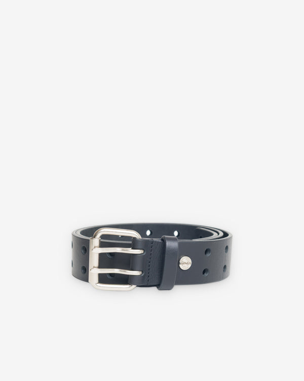 Stüssy - Men's Leather Punch Out Belt - (Black)