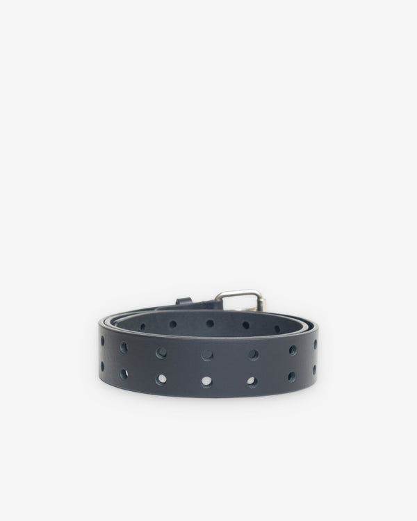 Stüssy - Men's Leather Punch Out Belt - (Black)