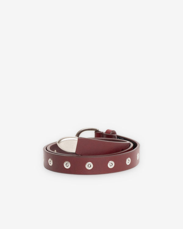 Stüssy - Men's Rivet Stud Belt - (Oxblood)