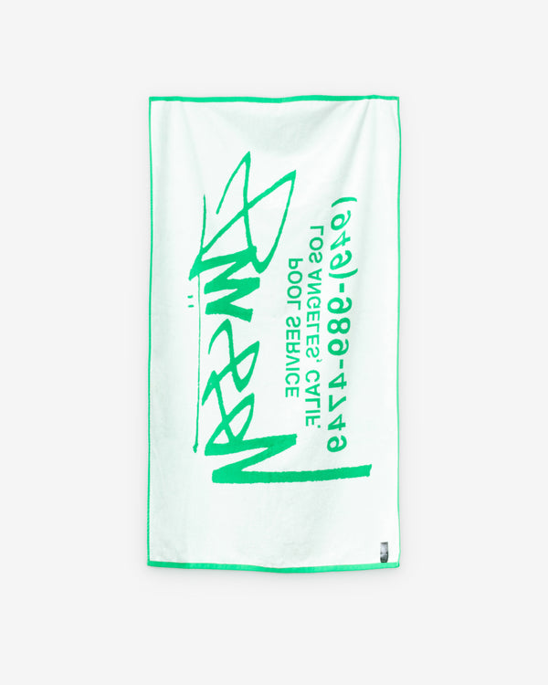 Stüssy -  Pool Service Beach Towel - (Green)