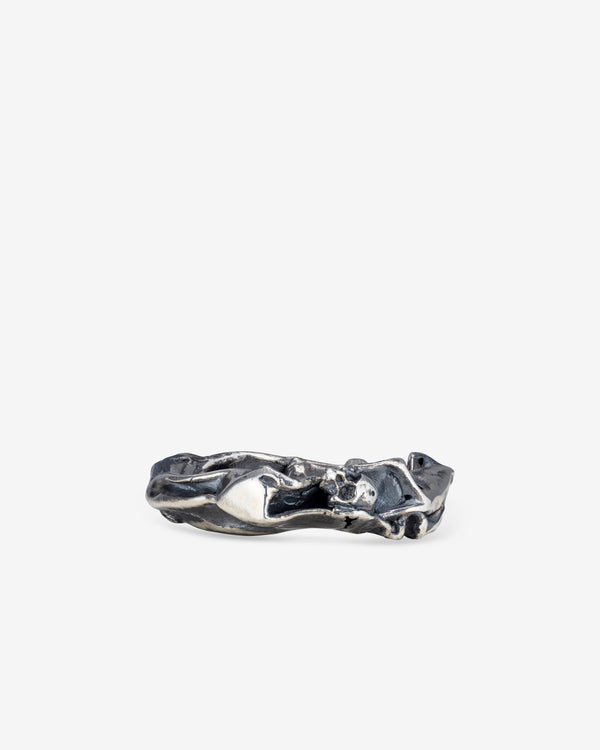 13 Lucky Monkey - Cecile Crumple Ring - (Silver)