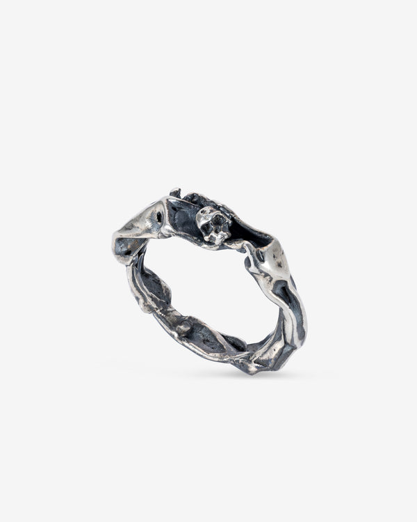 13 Lucky Monkey - Cecile Crumple Ring - (Silver)