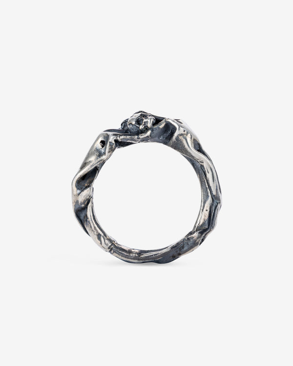 13 Lucky Monkey - Cecile Crumple Ring - (Silver)