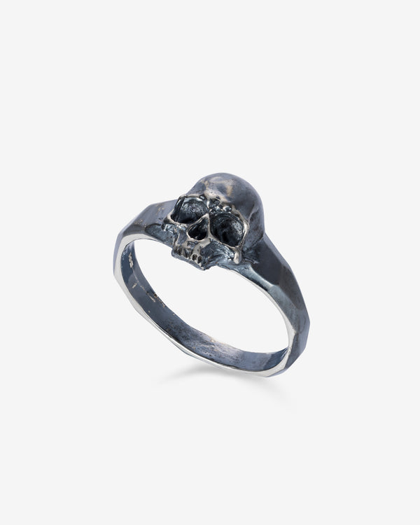 13 Lucky Monkey - Jenna Small Skull Ring - (Silver)