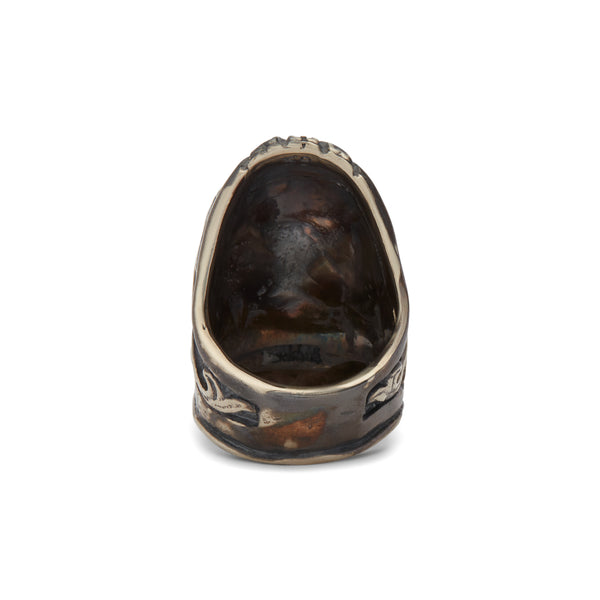 13 Lucky Monkey - Men's Evel Ring - (Silver)