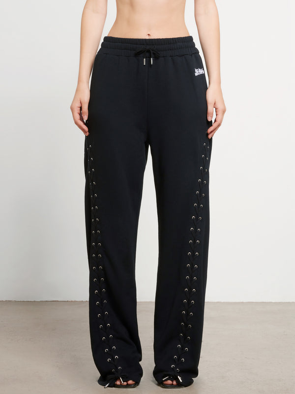 Jean Paul Gaultier - Oversize Laced Jogging Trouser - (Black)