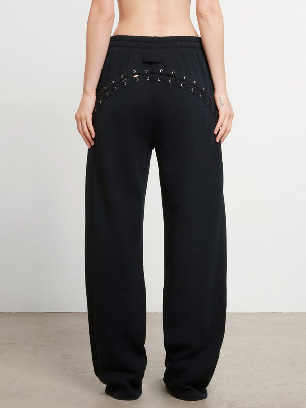 Jean Paul Gaultier - Oversize Laced Jogging Trouser - (Black)