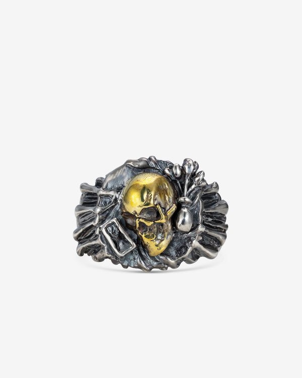 13 Lucky Monkey - Memento Mori Ring - (Silver)