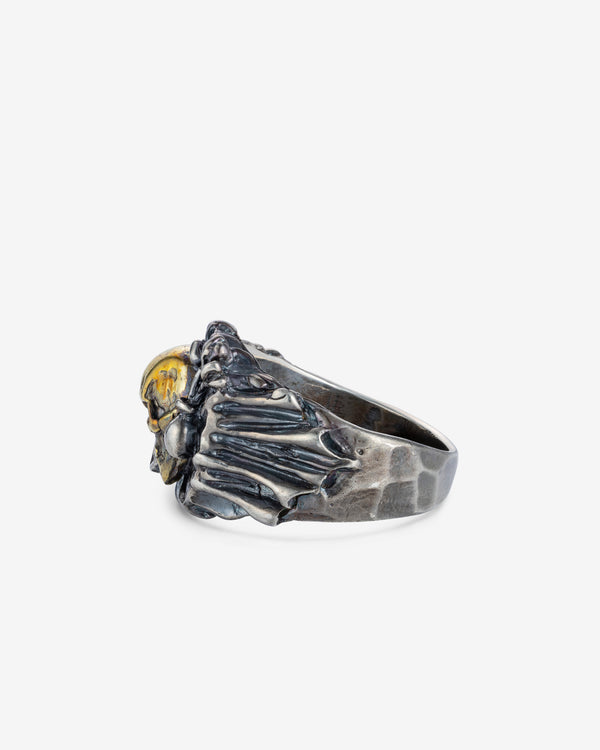 13 Lucky Monkey - Memento Mori Ring - (Silver)