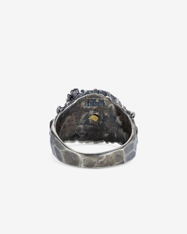 13 Lucky Monkey - Memento Mori Ring - (Silver)