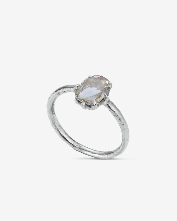 Noguchi Bijoux - Rose Cut Diamond Ring -  (White Gold)