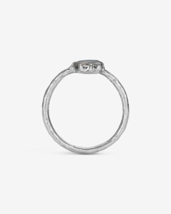 Noguchi Bijoux - Rose Cut Diamond Ring -  (White Gold)