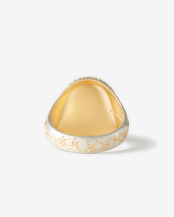Castro - Hare And Trap Ring - (Silver/Yellow Gold)