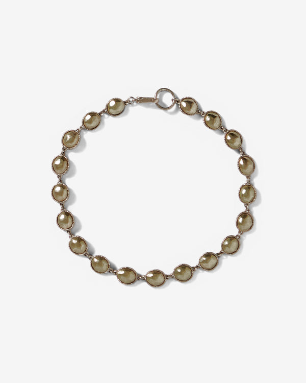 Noguchi Bijoux - Gold Disc Bracelet - (White/Yellow Gold)