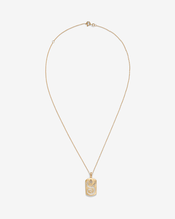 Castro - Apple Core Pendant - (Yellow Gold)