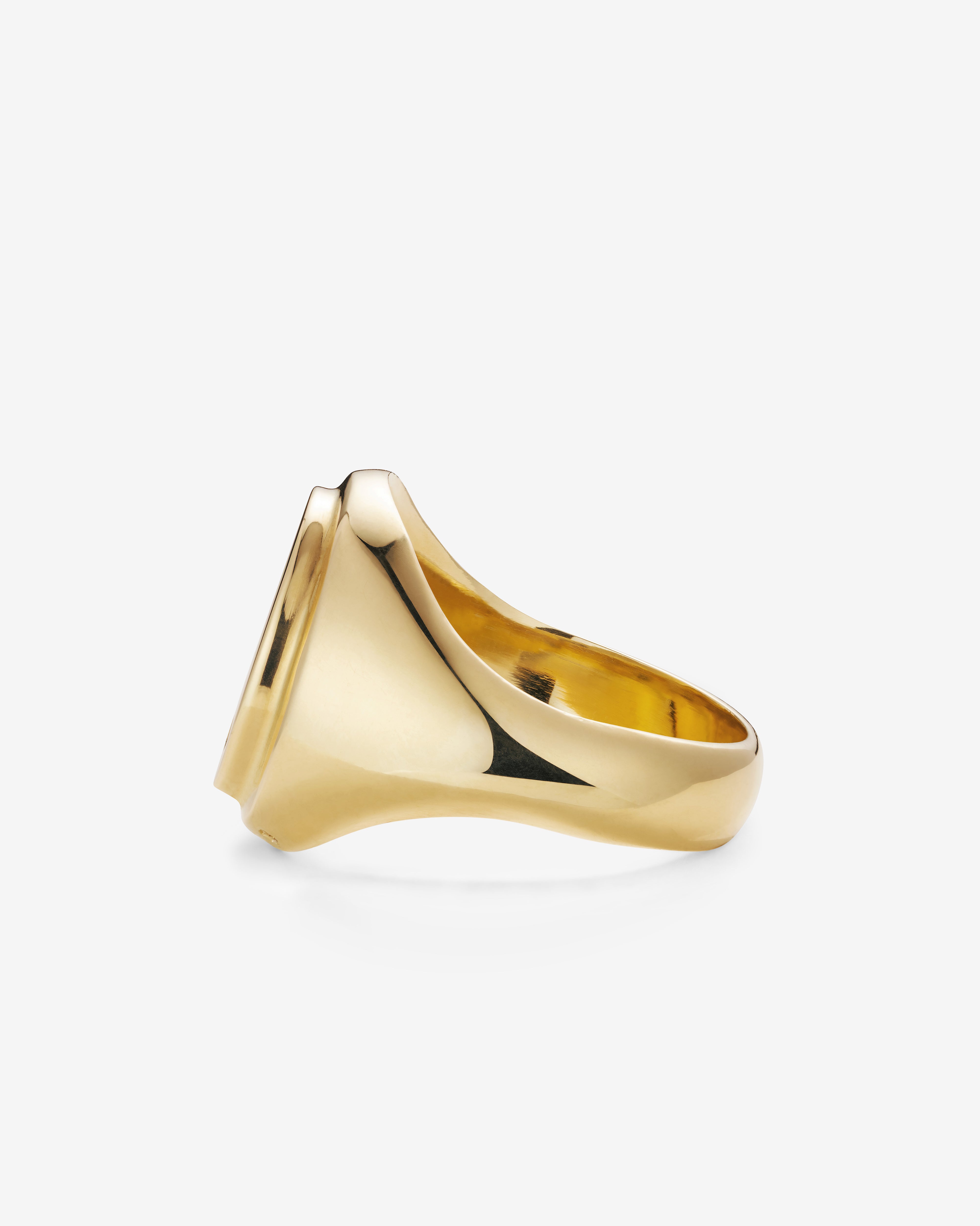 BUNNEY Oval Signet Ring リング Bunney : Oval Signet Ring (Yellow Gold) | Dover Street Market London