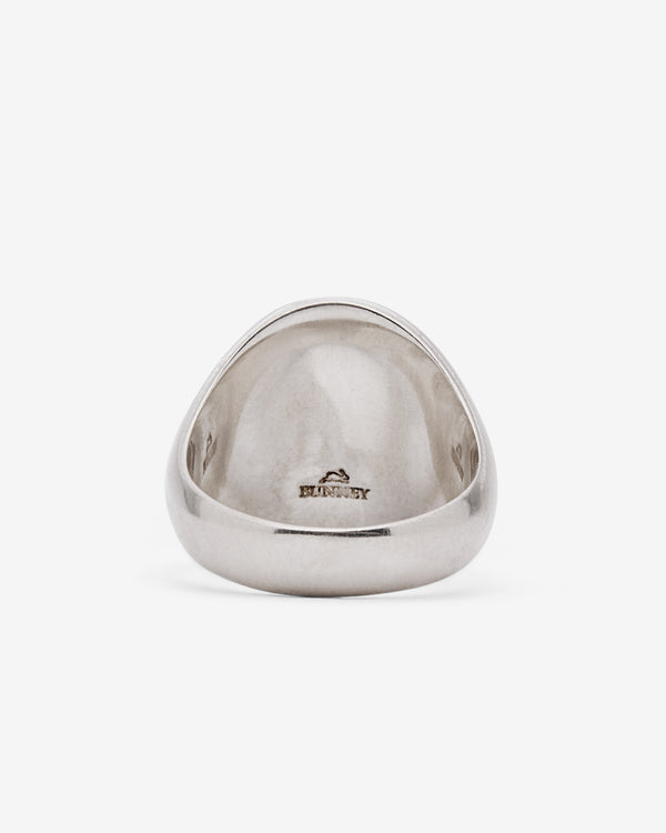 Bunney - Oval Signet Ring - (Silver/Rose Gold)