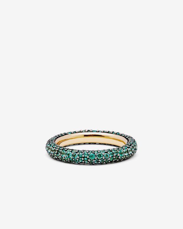 Lucy Delius - Signature Emerald Eternity Ring - (Emerald)