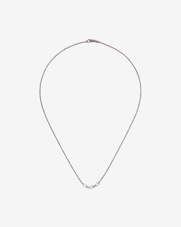 William Welstead - Women's Three Nizam Bead Necklace - (Platinum)