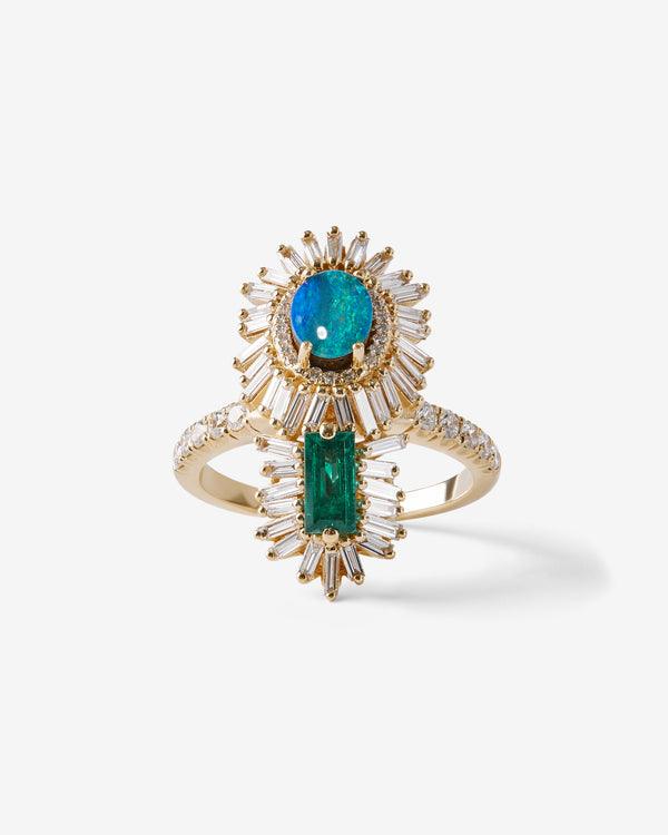 Suzanne Kalan - Emerald Opal Ring - (Yellow Gold)