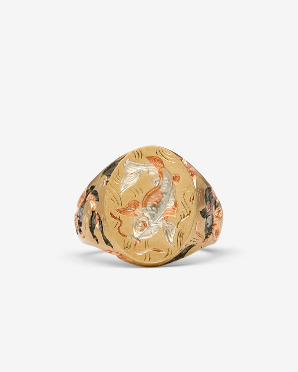 Castro - Carp Signet Ring - (Multi)