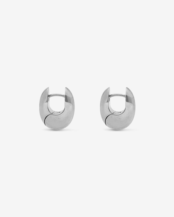 Tom Wood - Women's Small Pebble Hoops Small - (Sterling Silver)