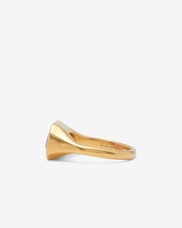 William Welstead - Pink Madagascan Sapphire Ring - (Yellow Gold)