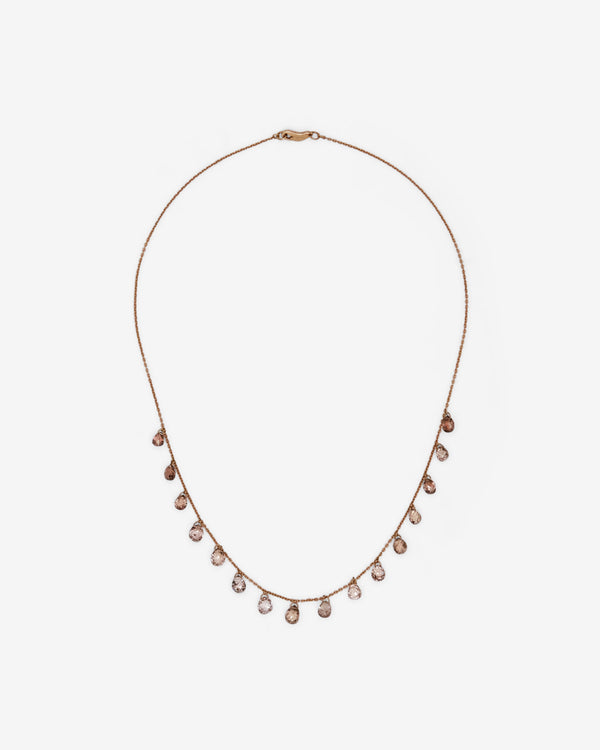 William Welstead - Women's Diamond Beads On Gold Chain - (Gold)