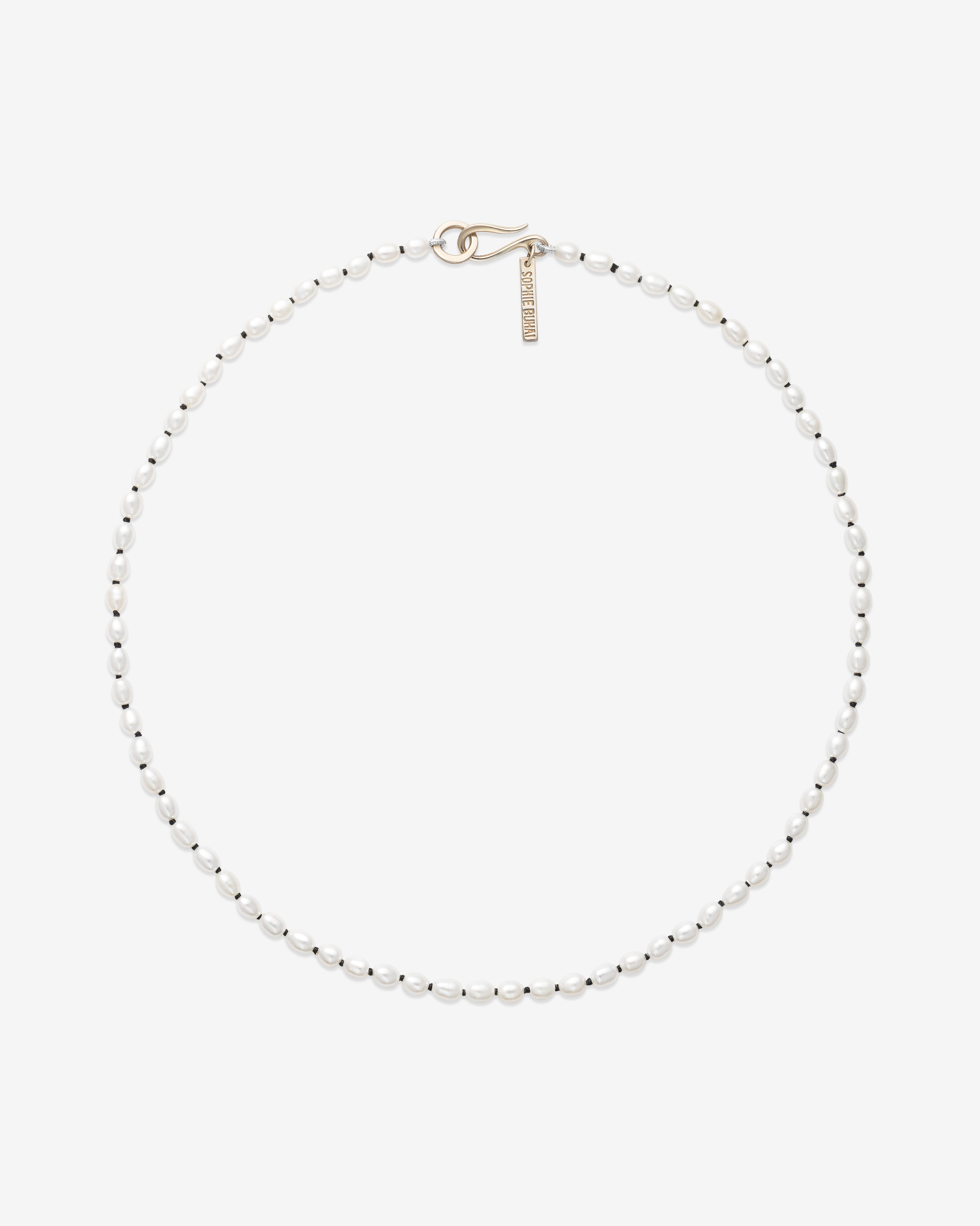 Sophie Buhai : Tiny Pearl Collar (Silver) | Dover Street Market London