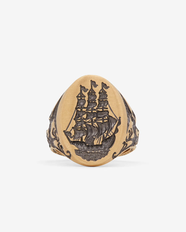 Castro - Sirens Ship Signet - (Yellow Gold)