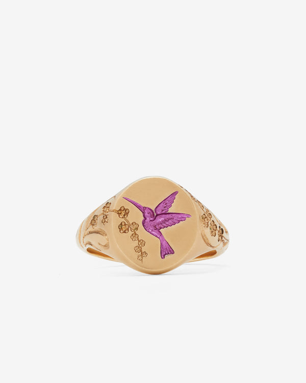 Castro - Hummingbird Signet - (Yellow Gold)