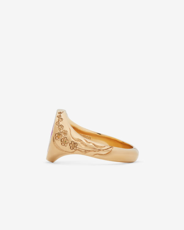 Castro - Hummingbird Signet - (Yellow Gold)