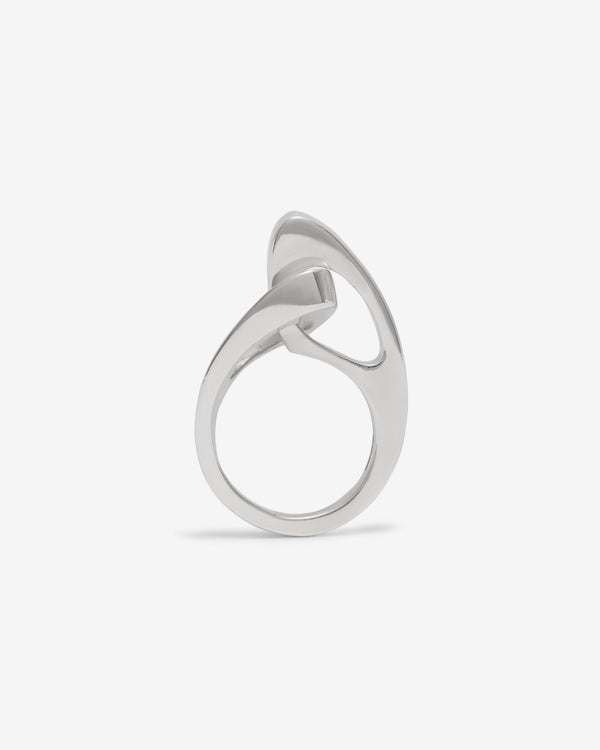 Old Jewelry - Interlink Ring - (Silver)