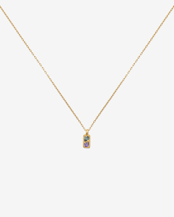 Fraser Hamilton  - Two Gem Necklace - (Yellow Gold)