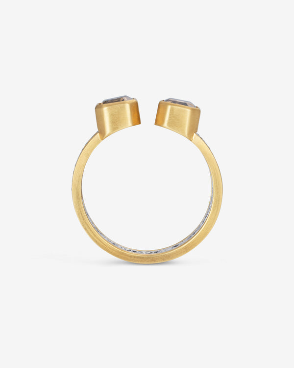 Nikolle Radi  - Duo Diamond Ring -  (Yellow Gold)