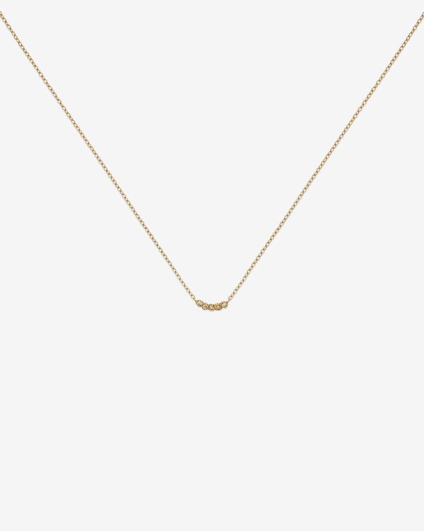 Noguchi Bijoux  - Diamond Necklace -  (Yellow Gold)