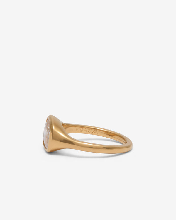 William Welstead - Asymmetric Cushion Cut Diamond Ring - (Yellow Gold)