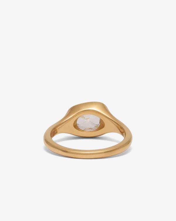 William Welstead - Asymmetric Cushion Cut Diamond Ring - (Yellow Gold)