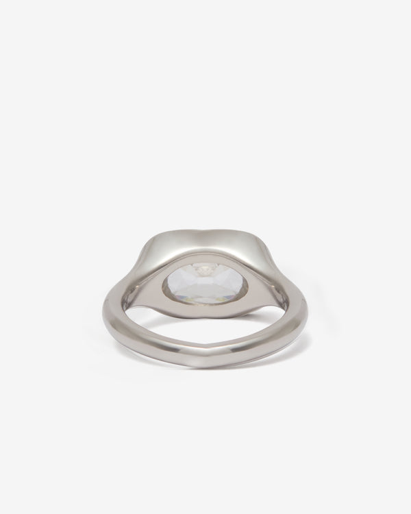 William Welstead - Asymmetric Cushion Cut Diamond Ring - (Platinum)