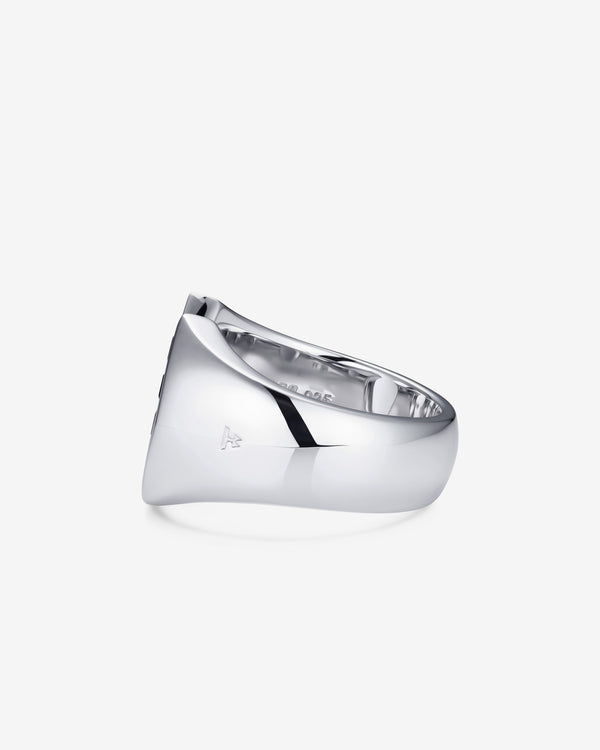 Tom Wood  - Felix Ring Black Spinel -  (Silver)