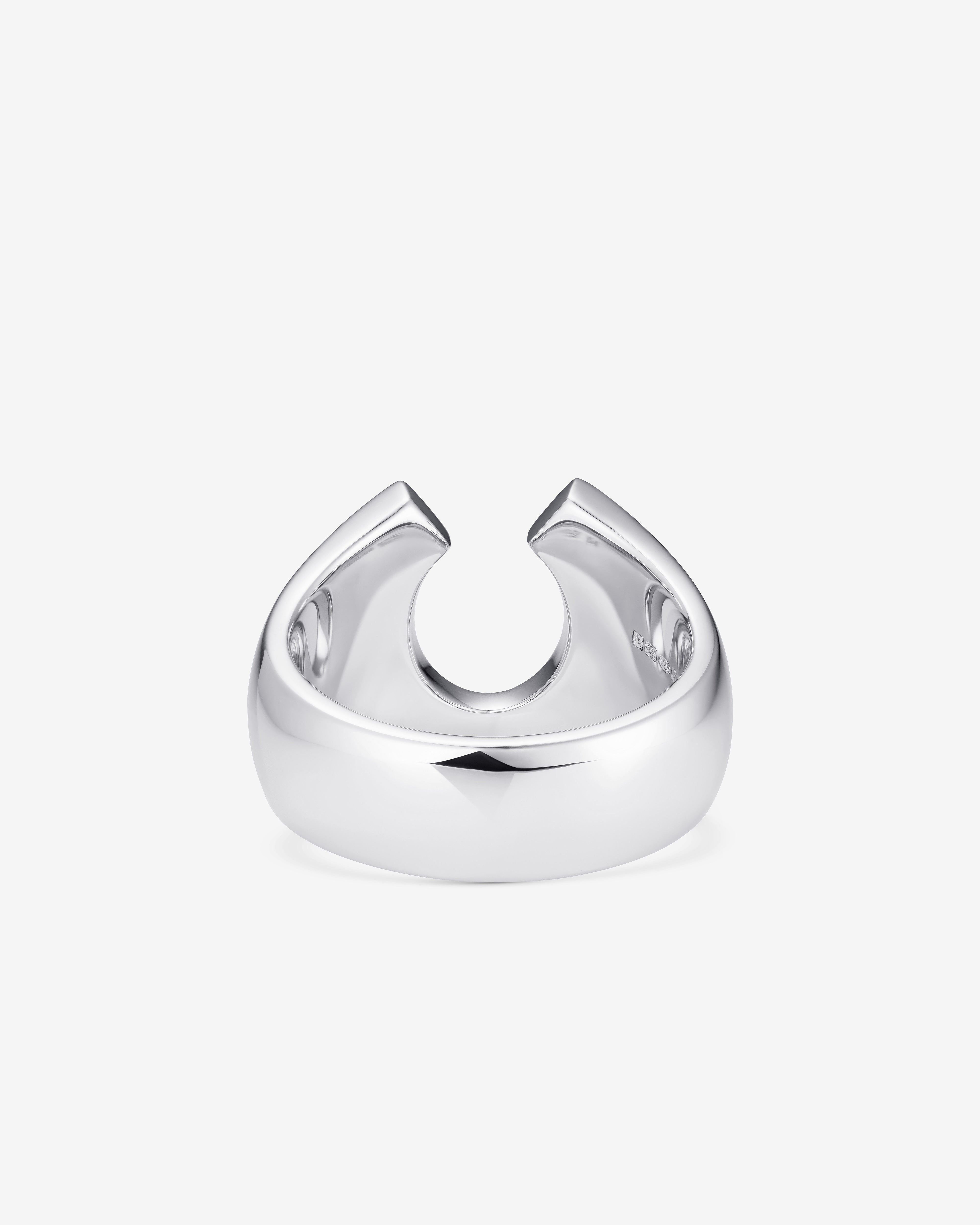 Tom Wood : Felix Ring Black Spinel (Silver) | Dover Street Market